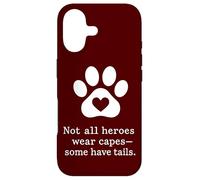 Therapy Dog Mom Heroes avec l'équipe de zoothérapie Tails Coque pour iPhone 17