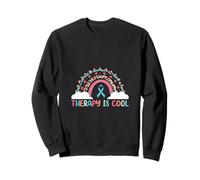 Therapy is Cool Believe in Yourself Positive Quote Design Sweatshirt