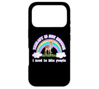 Therapy Not Enough Need to Bite People Funny Design Coque pour iPhone 17 Pro
