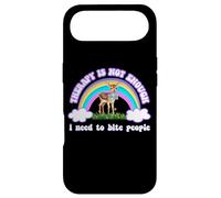 Therapy Not Enough Need to Bite People Funny Design Coque pour iPhone Air