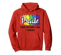 There Are More Than Two Genders LGBT Gay Pride Flag LGBTQ Sweat à Capuche