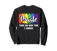 There Are More Than Two Genders LGBT Gay Pride Flag LGBTQ Sweatshirt