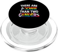 There are More Than Two Genders T-Shirt Fierté PopSockets PopGrip pour MagSafe