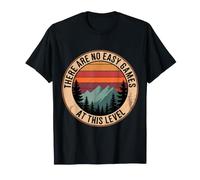 There are No Easy Games At This Level Gamer Mindset - T-Shirt