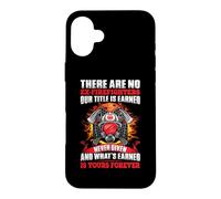 There are No Ex- Firefighters Fireman Firefighter Coque pour iPhone 16 Plus