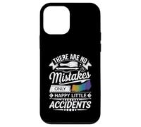 There are No Mistakes Only Happy Little Accidents - Drôle Coque pour iPhone 12 Mini