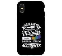 There are No Mistakes Only Happy Little Accidents - Drôle Coque pour iPhone X/XS