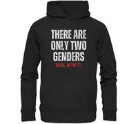 There Are only Two Genders, Deal with it - Sweat à capuche unisexe, jet black, XL