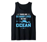 There are So Many Lives in The Ocean Scuba Dive Diver Diving Débardeur