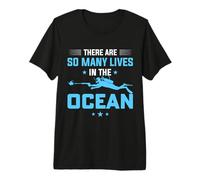 There are So Many Lives in The Ocean Scuba Dive Diver Diving T-Shirt Haut de Gamme