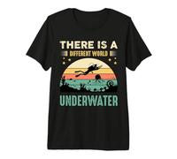 There is A Different World Underwater Scuba Dive Diving T-Shirt Haut de Gamme