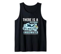 There is A Different World Underwater Scuba Diver Diving Débardeur