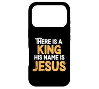 There is A King His Name is Jesus Royal Christian Men Women Coque pour iPhone 17 Pro