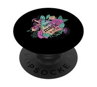 There is Magic in Us All Planchette en Cristal avec Motif Floral PopSockets PopGrip Adhésif