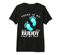 There is No Buddy Like My Dad Baby Boy for Fathers Day T-Shirt Haut de Gamme