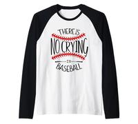 There is No Crying in Baseball Women in My Baseball Mom Era Manche Raglan