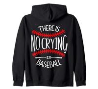 There is No Crying in Baseball Women in My Baseball Mom Era Sweat à Capuche