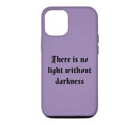 There is No Light Without Darkness Gothique Vintage Dark Romance Coque pour iPhone 12/12 Pro