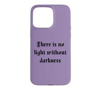 There is No Light Without Darkness Gothique Vintage Dark Romance Coque pour iPhone 15 Pro Max
