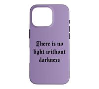 There is No Light Without Darkness Gothique Vintage Dark Romance Coque pour iPhone 16 Pro
