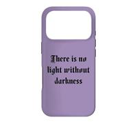 There is No Light Without Darkness Gothique Vintage Dark Romance Coque pour iPhone 17 Pro