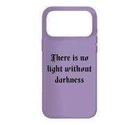 There is No Light Without Darkness Gothique Vintage Dark Romance Coque pour iPhone 17 Pro Max