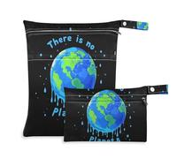 There Is No Planet B Lot de 2 sacs imperméables pour bébé avec poignées pour piscine, piscine