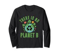 There is No Planet B Retro Recycle | Changement Climatique | Journée de la Terre Manche Longue