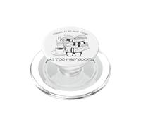 There is No Such Thing As Too Many Books Womens Reading PopSockets PopGrip pour MagSafe