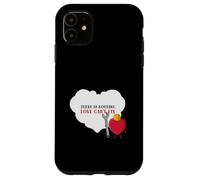 There is Nothing Love Can't Fix (Graphique cœur Amusant) Coque pour iPhone 11