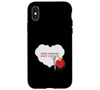 There is Nothing Love Can't Fix (Graphique cœur Amusant) Coque pour iPhone X/XS
