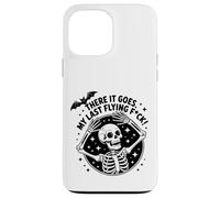 There It Goes - Squelette Humour Circulaire Logo Art Coque pour iPhone 13 Pro Max