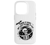 There It Goes - Squelette Humour Circulaire Logo Art Coque pour iPhone 14 Pro