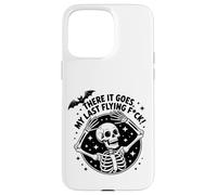 There It Goes - Squelette Humour Circulaire Logo Art Coque pour iPhone 15 Pro Max