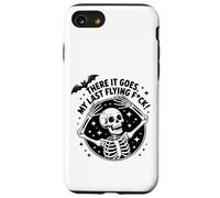 There It Goes - Squelette Humour Circulaire Logo Art Coque pour iPhone SE (2020) / 7/8