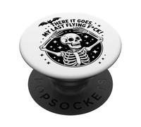 There It Goes - Squelette Humour Circulaire Logo Art PopSockets PopGrip Adhésif