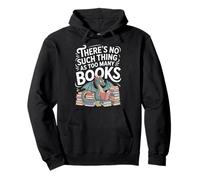 There’s No Such Thing As Too Many Books Dragon Art Sweat à Capuche