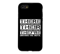 « There, Their and They », Citation Amusante pour Professeur d'anglais Coque pour iPhone SE (2020) / 7/8