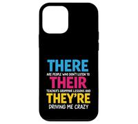 There Their We're Funny Back To School Teachers Grammar Coque pour iPhone 12 mini