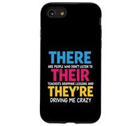 There Their We're Funny Back To School Teachers Grammar Coque pour iPhone SE (2020) / 7 / 8