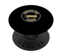 Theremin Cult Leader Drôle Theremin Practitioner Thereminist PopSockets PopGrip Adhésif