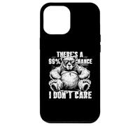 There's A 99% Chance I Don't Care Bear Lunettes de Soleil Coque pour iPhone 12 Pro Max