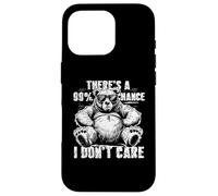 There's A 99% Chance I Don't Care Bear Lunettes de Soleil Coque pour iPhone 16 Pro