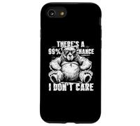There's A 99% Chance I Don't Care Bear Lunettes de Soleil Coque pour iPhone SE (2020) / 7/8