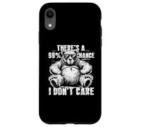 There's A 99% Chance I Don't Care Bear Lunettes de Soleil Coque pour iPhone XR