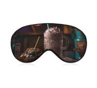 There's Candy in The Milkshake Masque de sommeil doux et confortable avec sangle réglable pour homme et femme