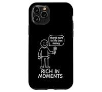 There's More to Life Than Money - Stick Figure Coque pour iPhone 11 Pro