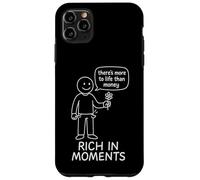 There's More to Life Than Money - Stick Figure Coque pour iPhone 11 Pro Max