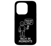 There's More to Life Than Money - Stick Figure Coque pour iPhone 15 Pro