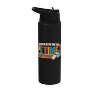 There's No Better Time Than P.E Time Physical Education Stainless Steel Insulated Water Bottle